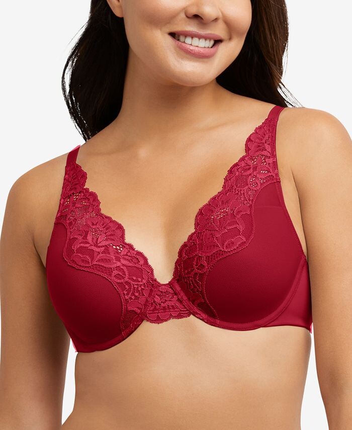 

One Smooth U Комфортное эластичное кружево UW DF0084 Bali, цвет Smart red