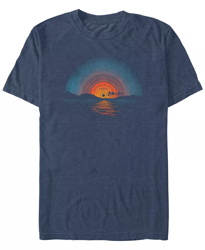 

Мужская футболка с коротким рукавом Sound of Summer Design By Humans, синий