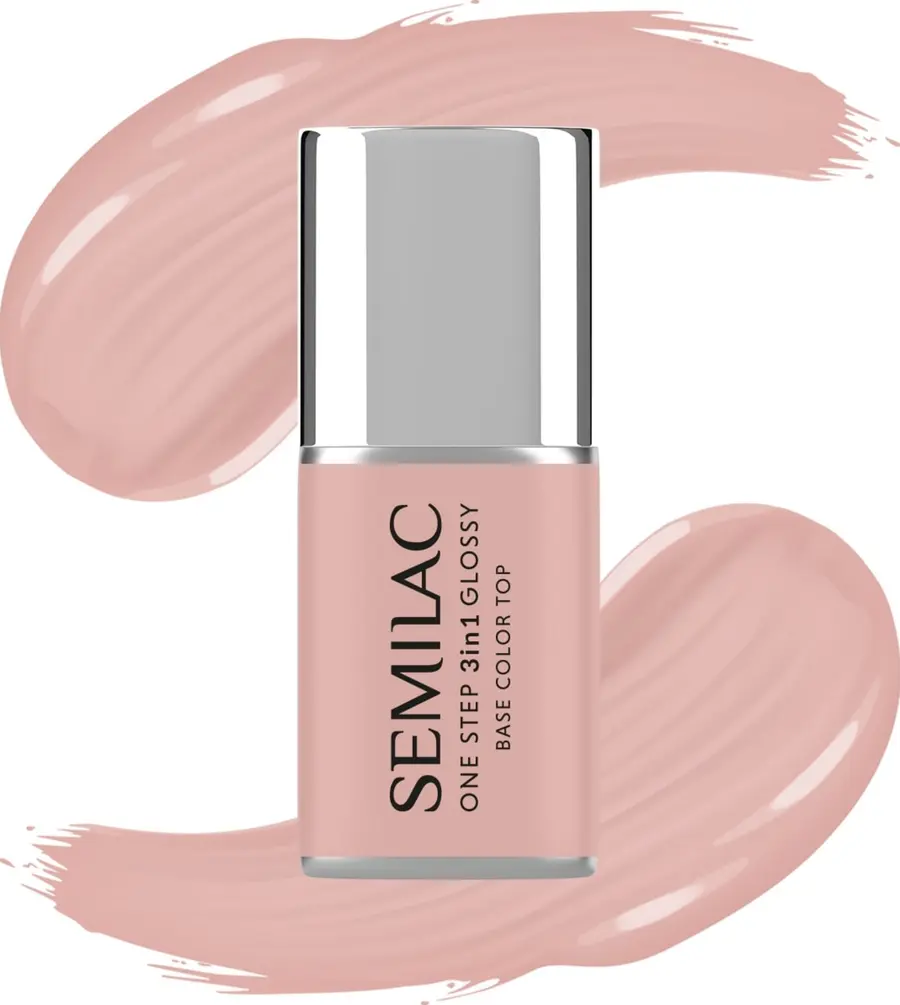 

УФ-лак для ногтей Semilac 3in1 UV-Nagellack Glossy Pale Beige