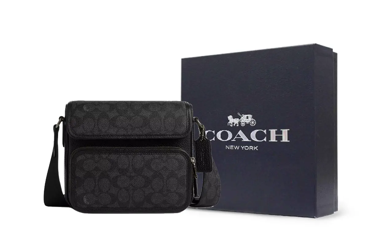 

COACH Салливан кожаный наплечный рюкзак через плечо