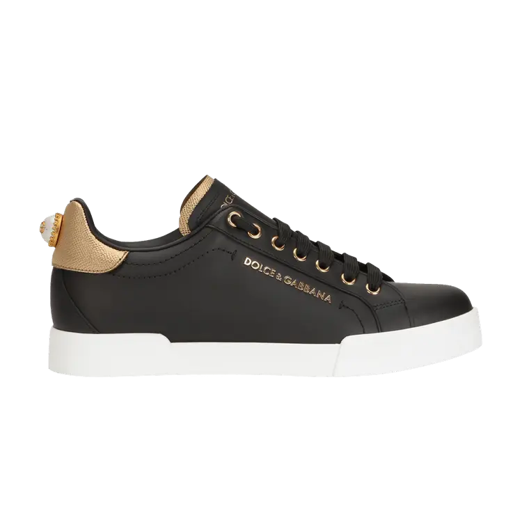 Кроссовки Dolce & Gabbana Wmns Portofino, Black Gold
