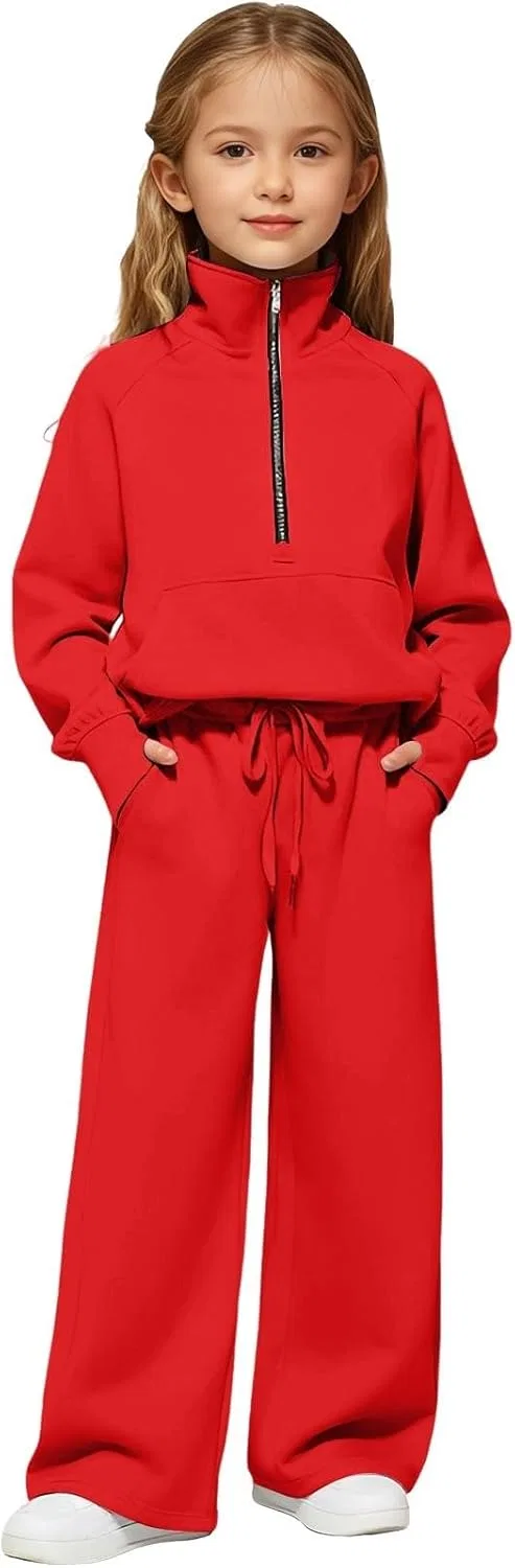 Детский спортивный костюм из 2 предметов, бренд Generic, цвет B-red