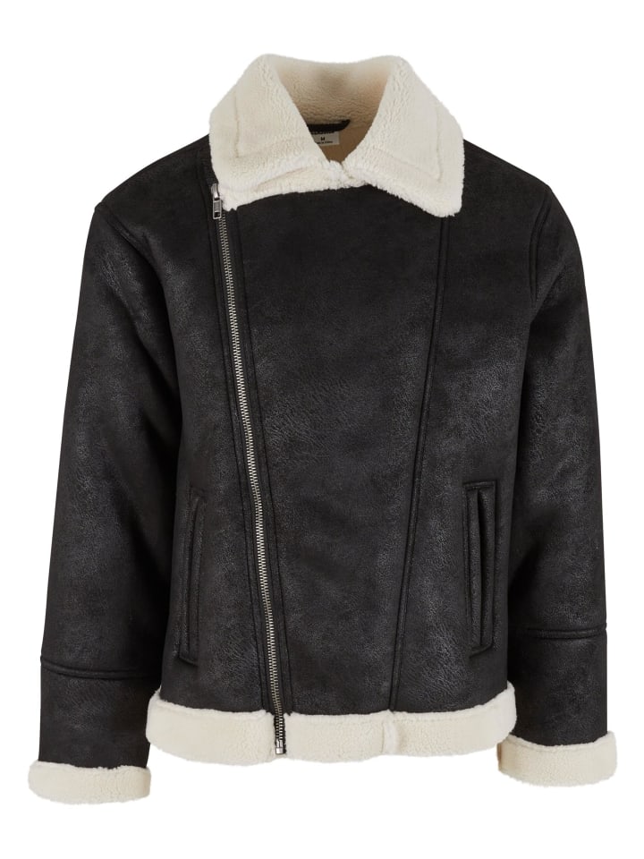 

Зимняя куртка Urban Classics, цвет black/whitesand