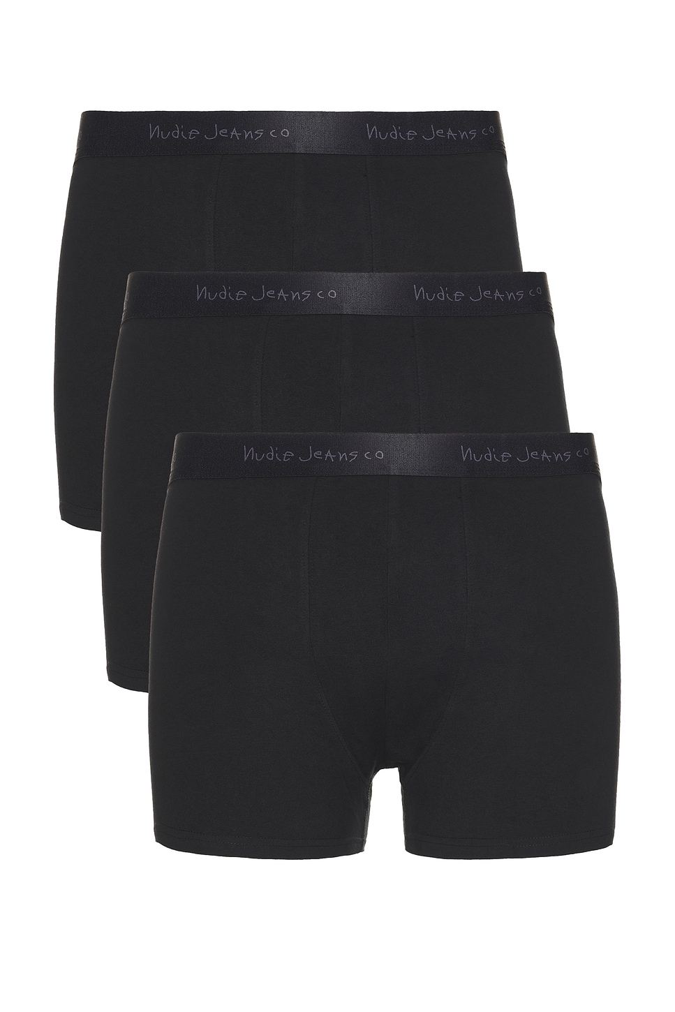 

3 пары трусов-боксеров Nudie Jeans, черный