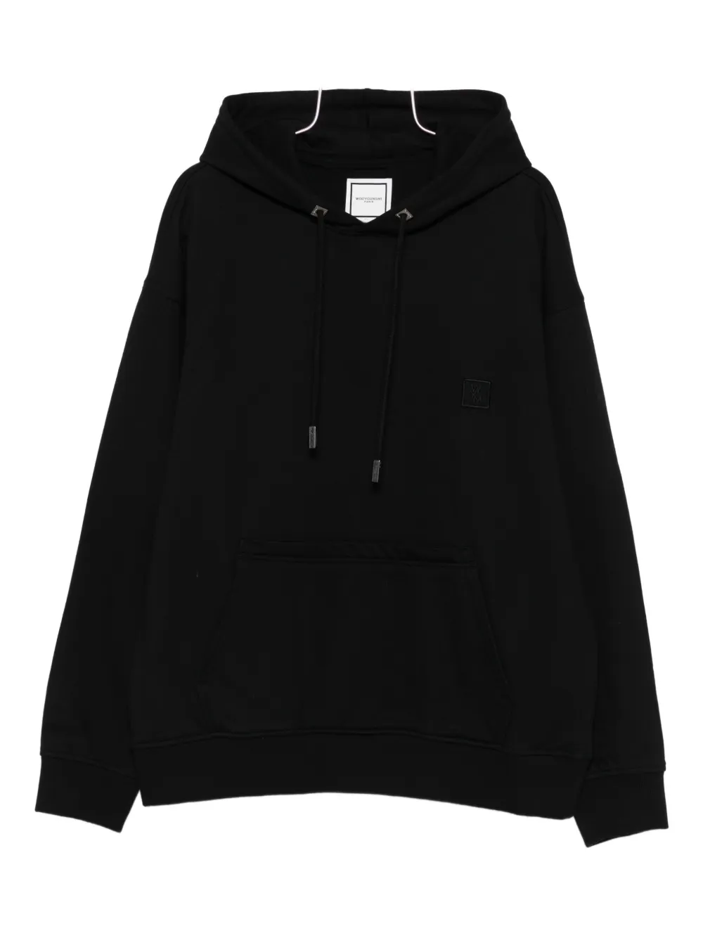 

Худи с вышитым логотипом Wooyoungmi, черный