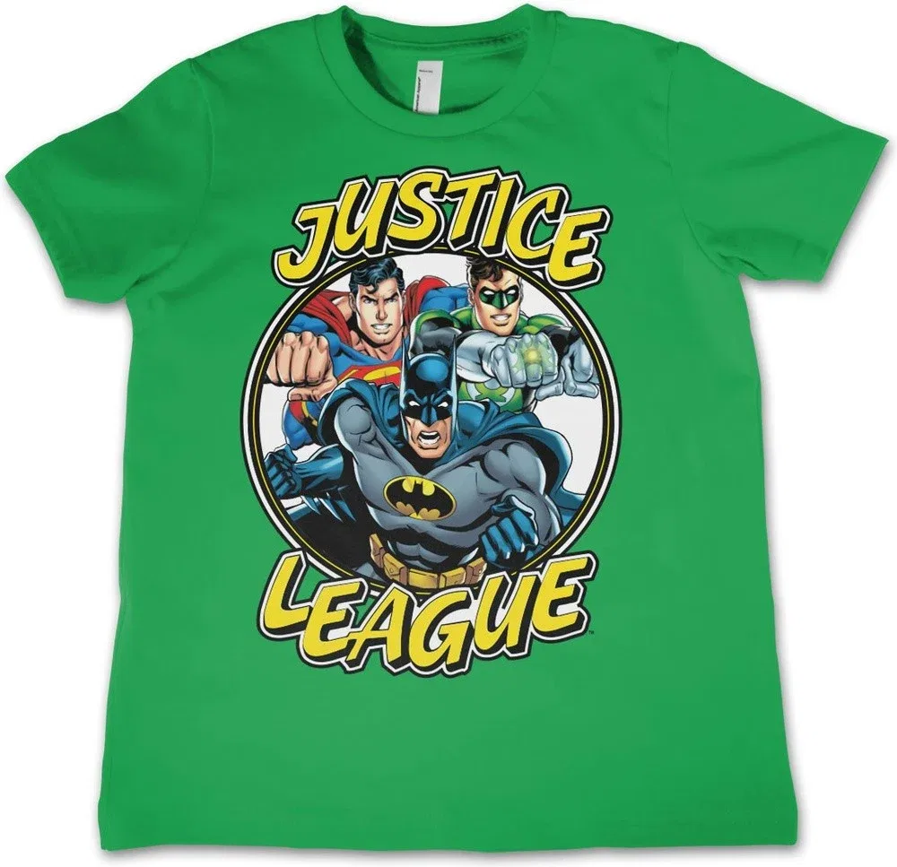 Футболка с принтом Justice League, зеленый
