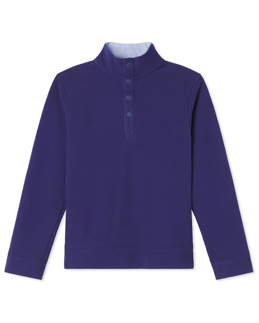 

Классический подготовительный пуловер на кнопках Hollis Classic Prep, синий