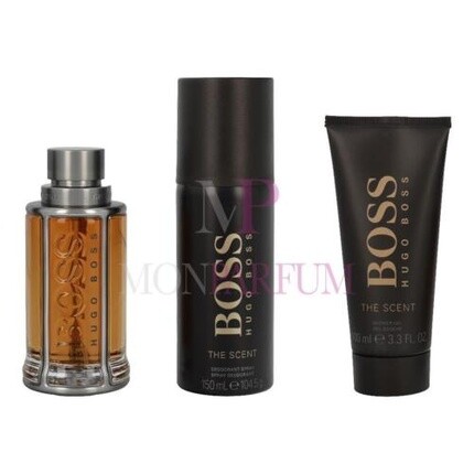 Hugo Boss The Scent Gift Set Eau De Toilette 100ml + Deodorant Spray 150ml + Sg 100ml For Men — фото 4