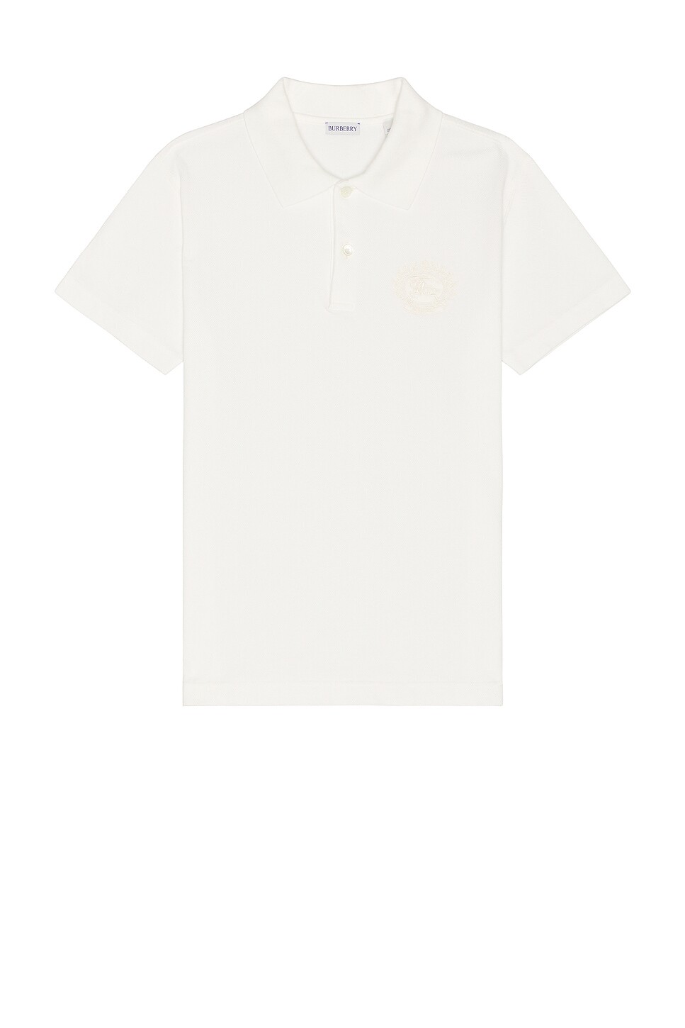 

Поло с короткими рукавами Burberry, цвет Chalk