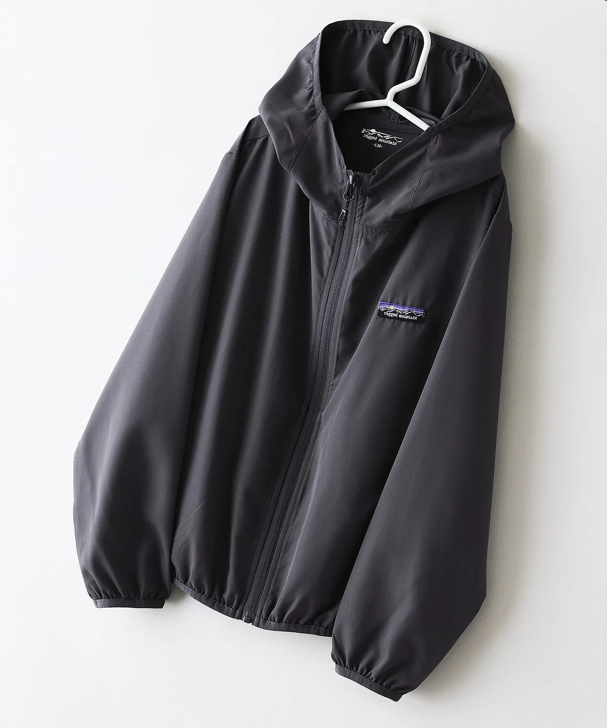 Детская куртка-парка Ragged Mountain BERLIN KIDS из рипстопа с водоотталкивающей пропиткой и UV-защитой, цвет тёмно-серый