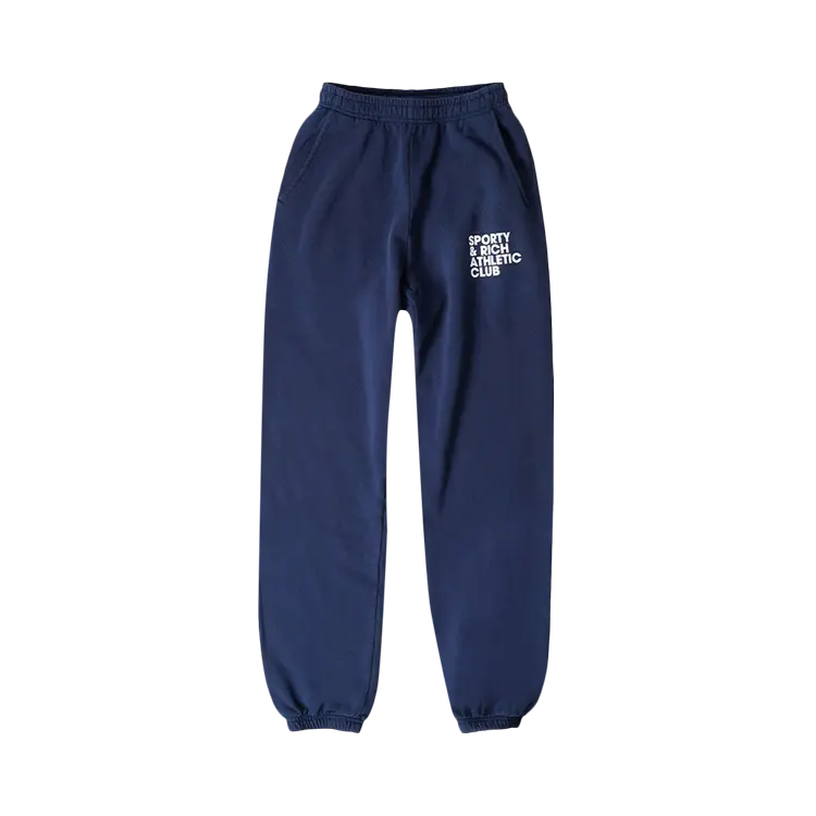 

Спортивные брюки Sporty & Rich Logo 'Navy/White', синий