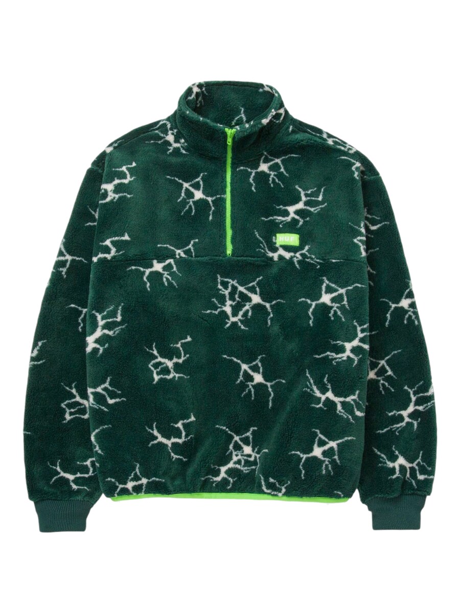 

Свитер HUF Quake Sherpa, зеленый