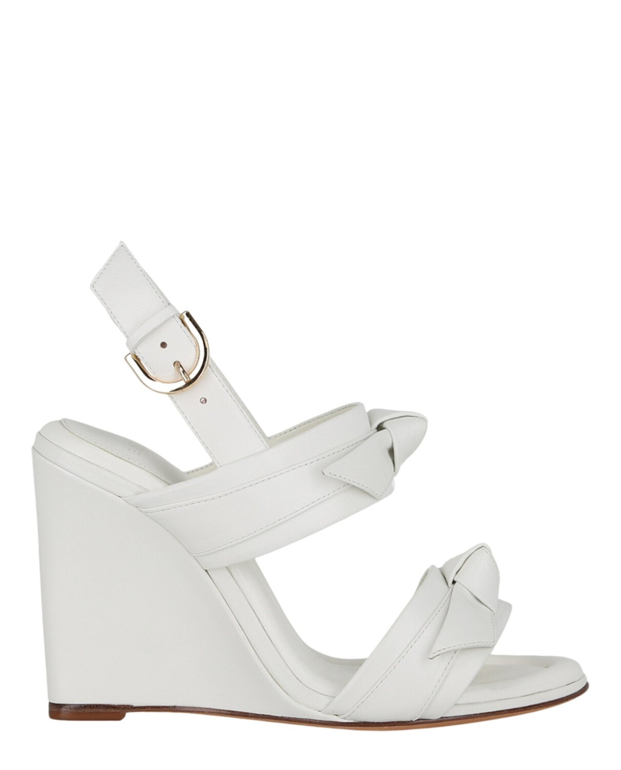 Туфли Clarita Doppia Soletta на танкетке Alexandre Birman, белый — фото 4