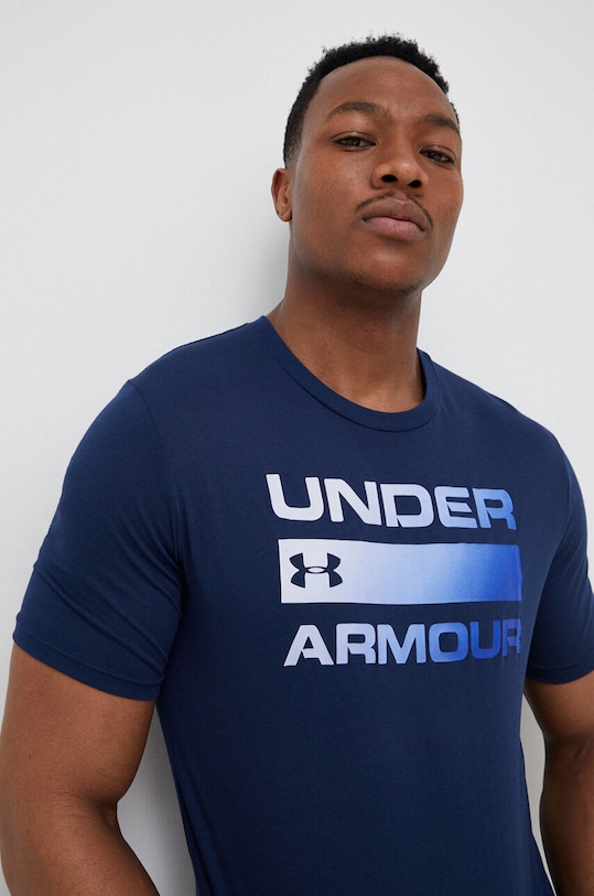 

Футболка тренировочная Team Issue Wordmark Under Armour, темно-синий