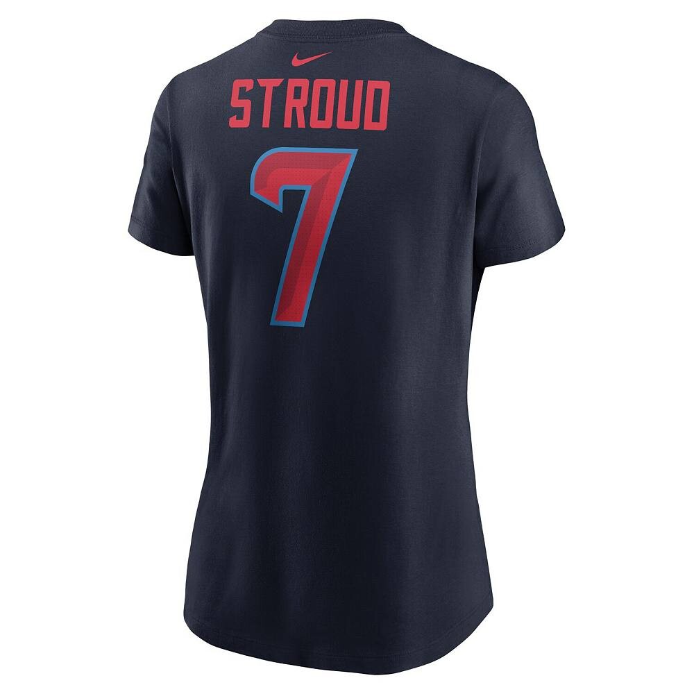 Женские кроссовки Nike C. Темно-синяя футболка Stroud Houston Texans с именем и номером игрока, цвет Txs Navy — фото 4