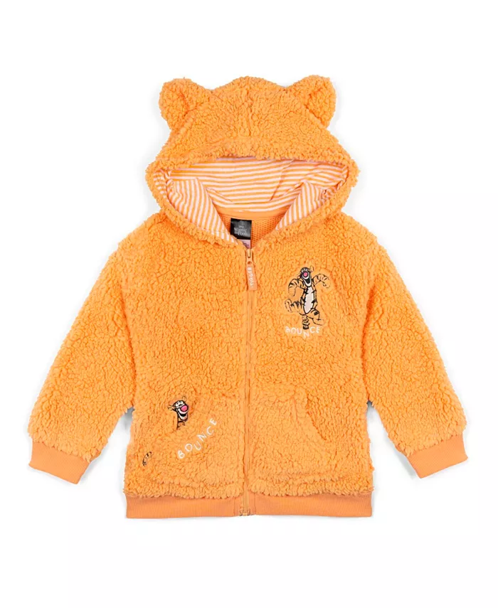 

Детская толстовка с молнией Tigger Pluto для мальчиков Winnie the Pooh, оранжевый