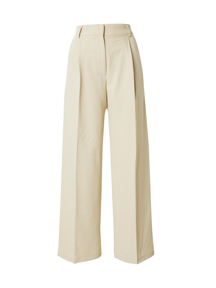 

Брюки со складками спереди TOPSHOP Regular Pleat-Front Pants, песочный