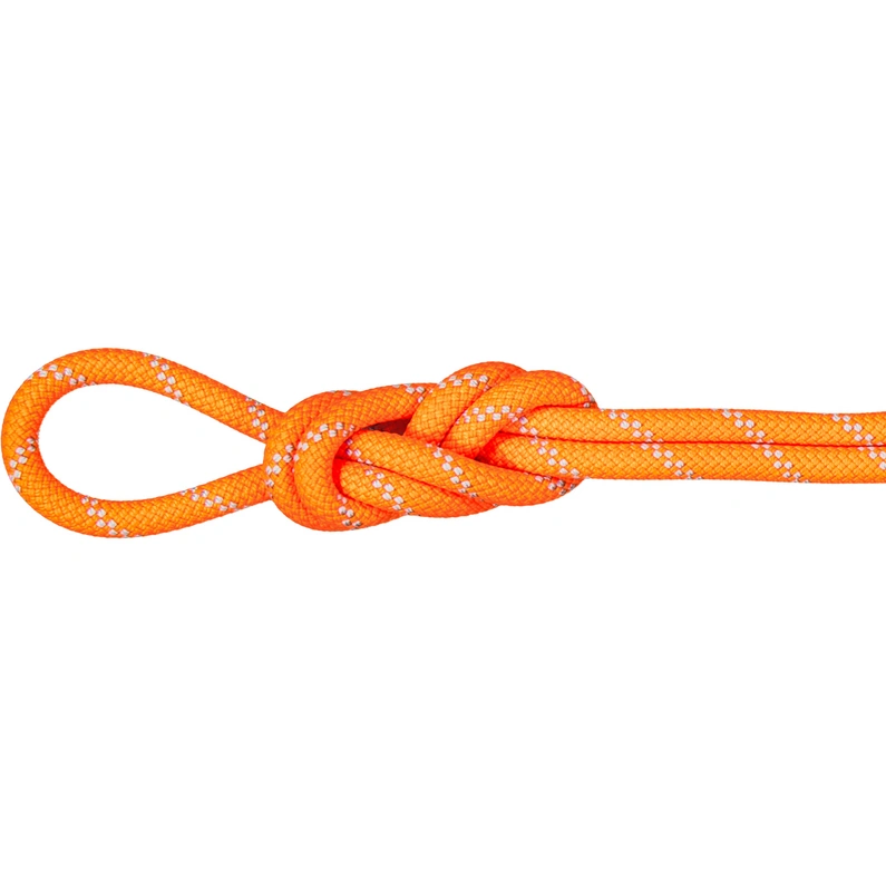 

9.5 альпийская веревка для сухого лазания Mammut, vibrant orange-zen