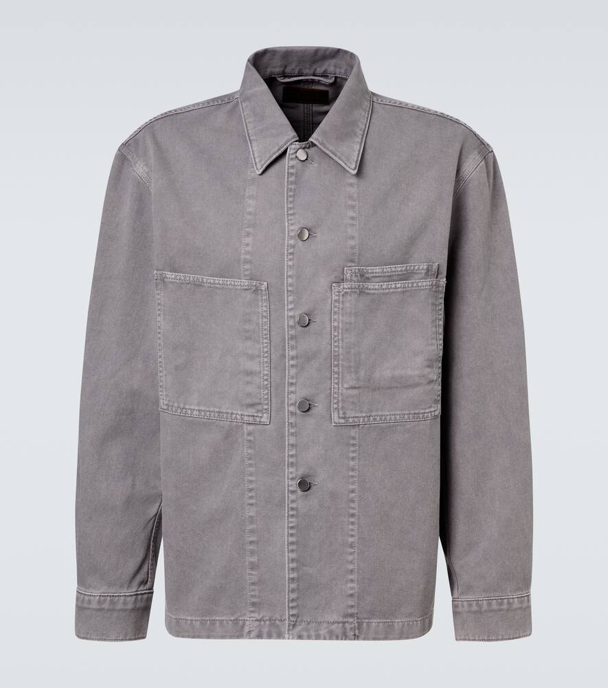 

Рабочая джимовая рубашка Lemaire, Heather