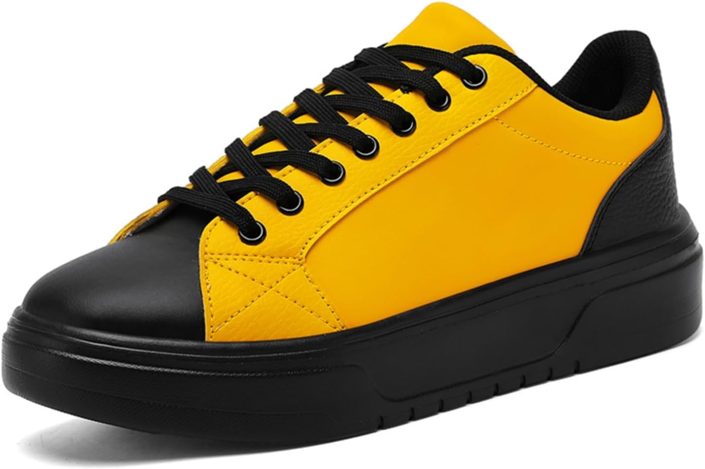 

Мужские белые кроссовки на платформе Стильная повседневная обувь Легкие дышащие кожаные кроссовки для ежедневной носки Aokisx