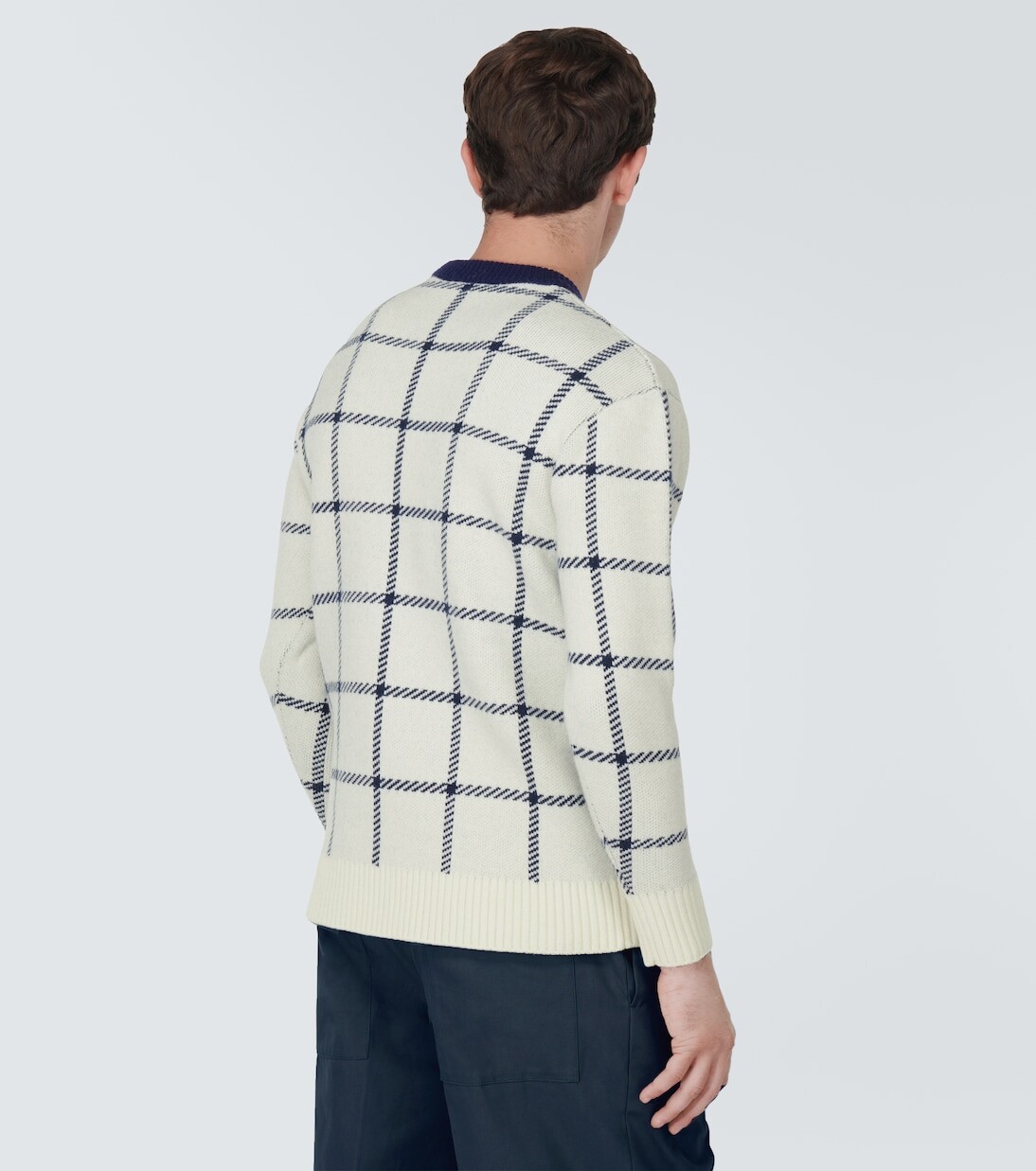 Спортивные брюки le jogging из хлопкового джерси камаргового цвета Jacquemus, синий — фото 4