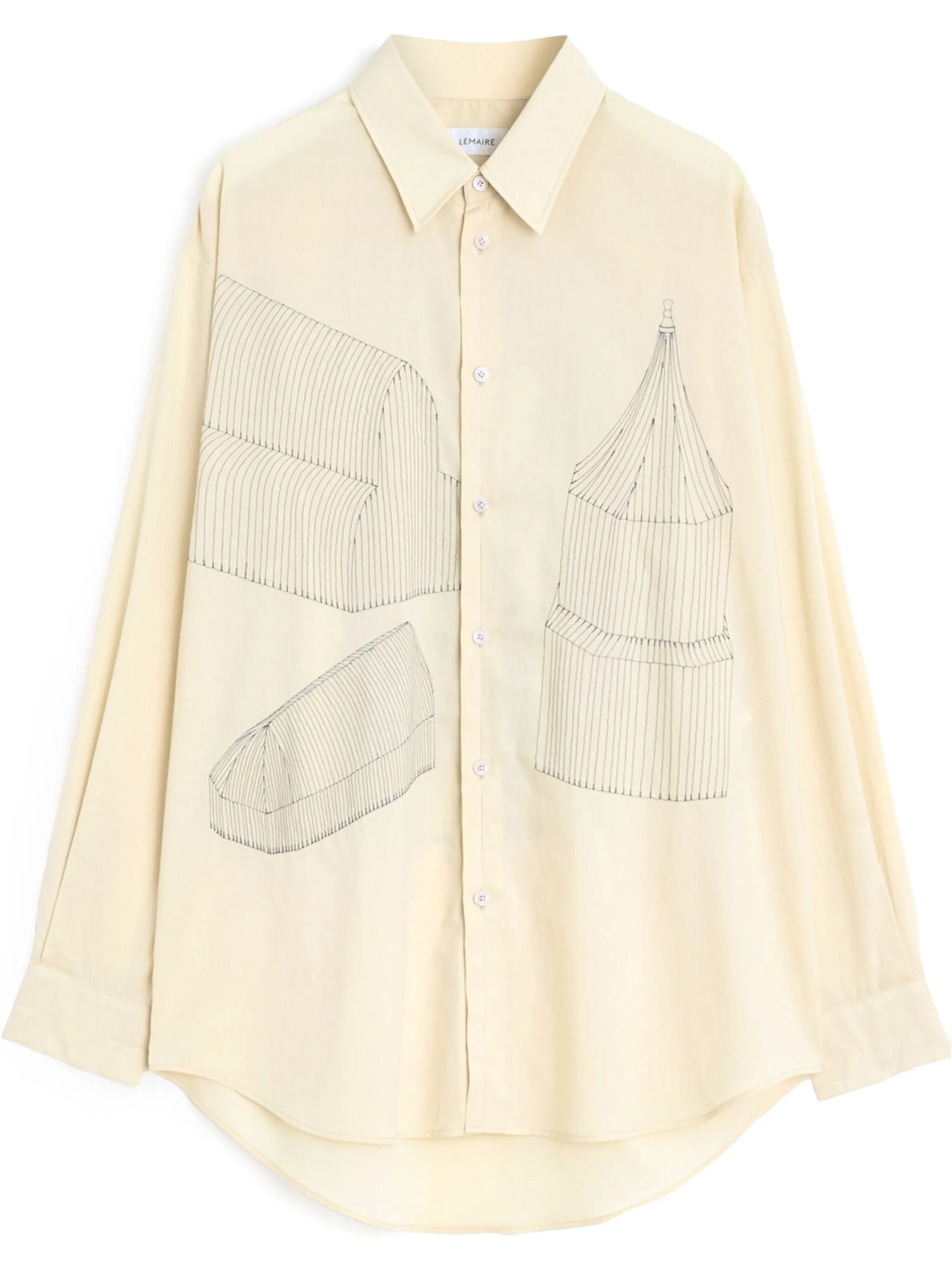 

Рубашка Relaxed из коллаборации с Philippe Weisbecker Lemaire, желтый