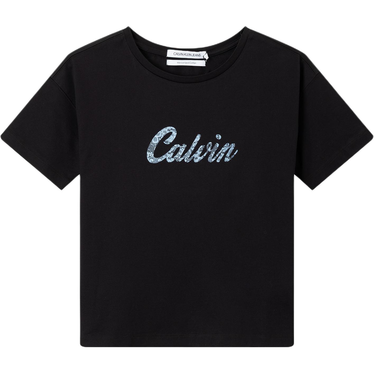 

Calvin Klein Футболка женская черная, Черный, Calvin Klein Футболка женская черная