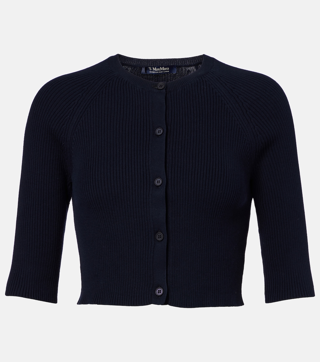 

Кассельский укороченный топ с рельефной вязкой S Max Mara, Blu S