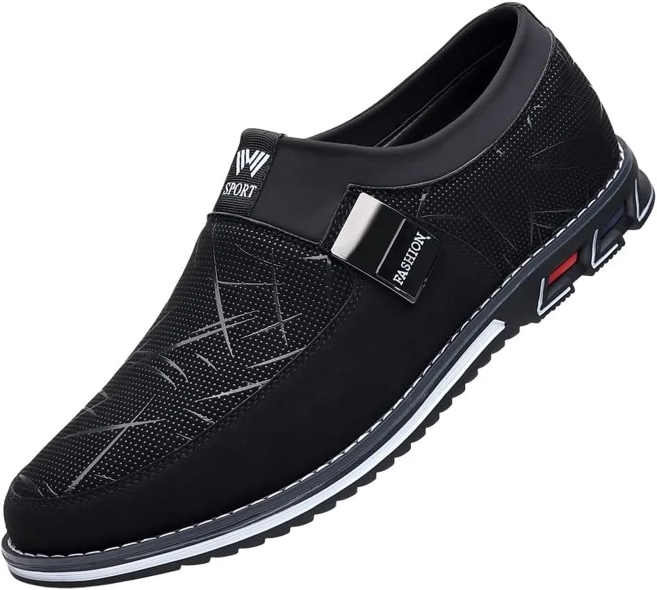 Туфли лоферы повседневные, Black FmShi