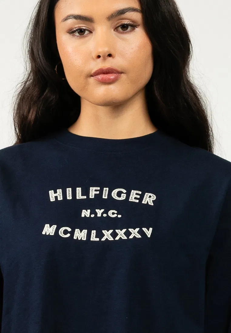 Футболка с коротким рукавом, Tommy Hilfiger, темно-синий — фото 3