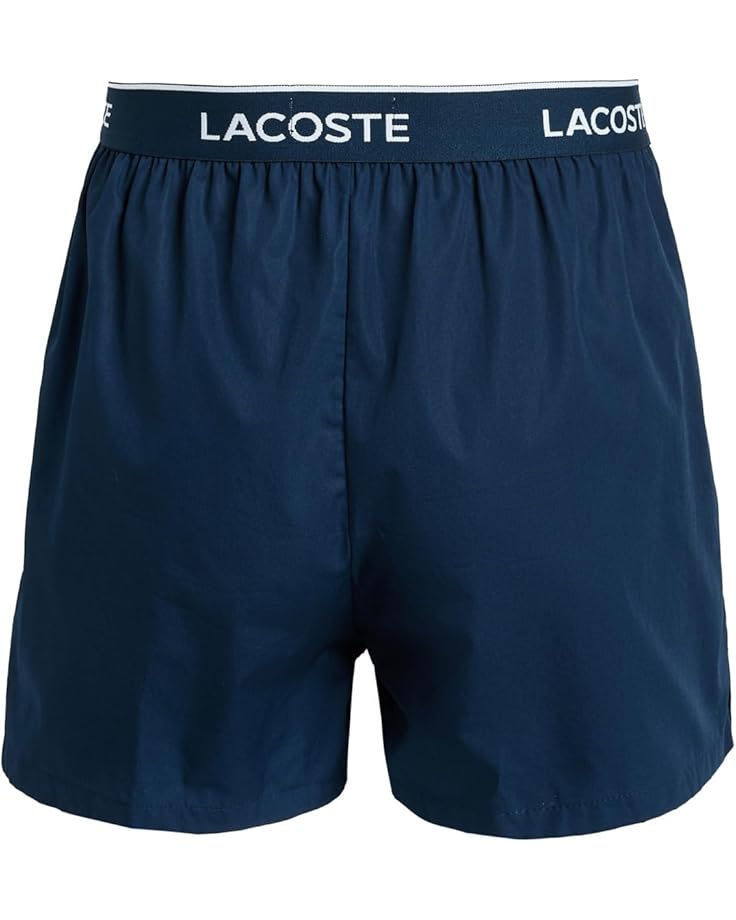Мужские боксеры Lacoste 3 Pack, светло-голубой/темно-синий/черный — фото 2