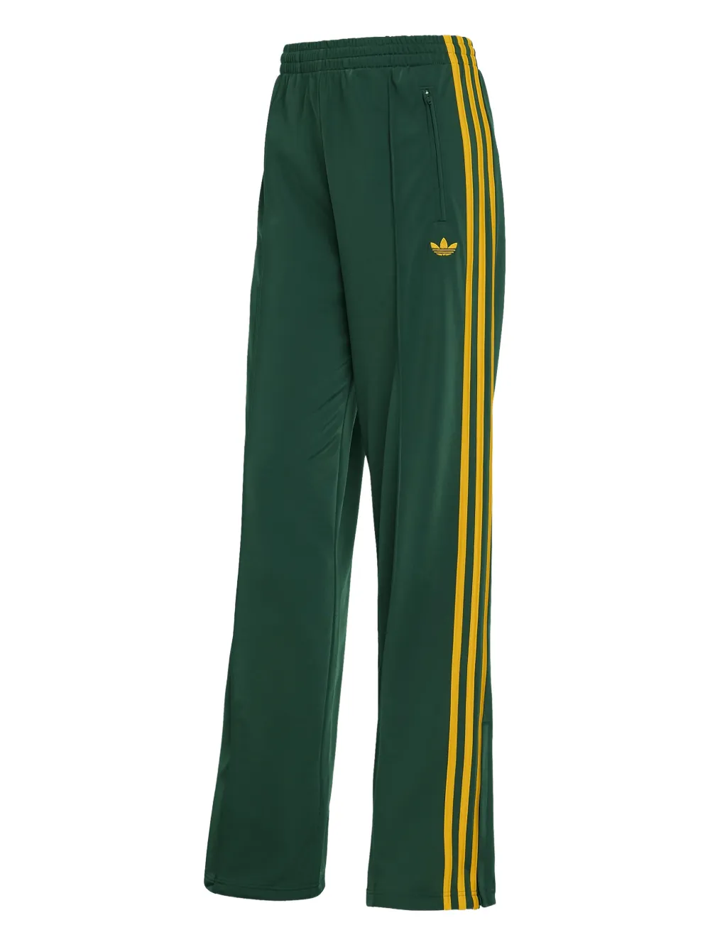 Свободные спортивные брюки в полоску Adidas, зеленый