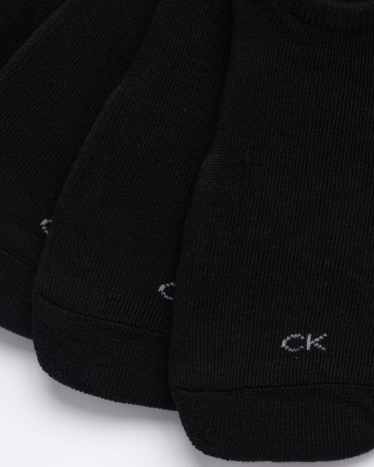 Мужские носки Calvin Klein - 12 шт., легкие, нескользящие, непромокаемые, для мужчин - спортивные носки-подкладки для обуви, All Black — фото 3