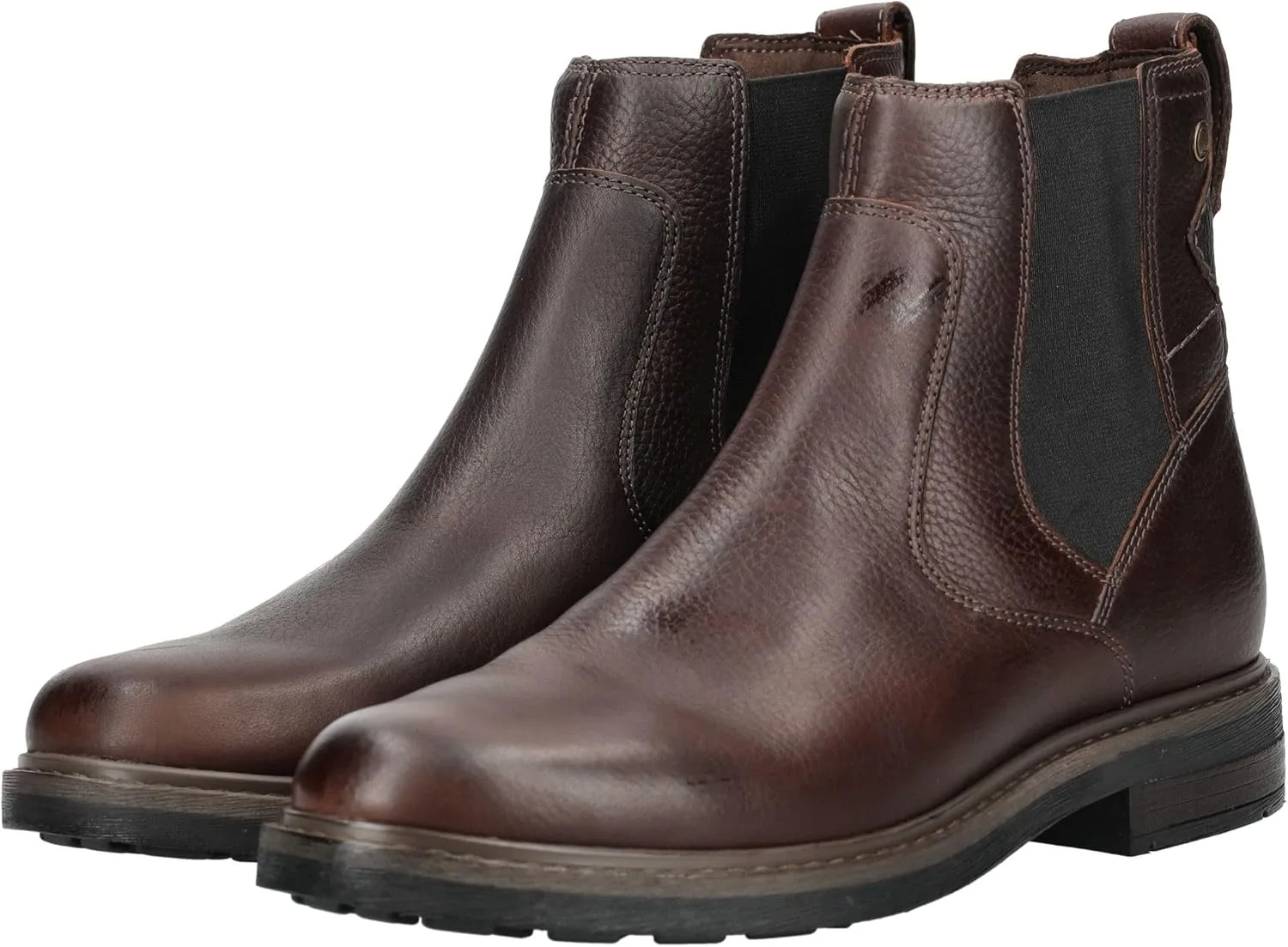 Мужские ботинки Clarks Newford EasyChelsea, коричневый — фото 4