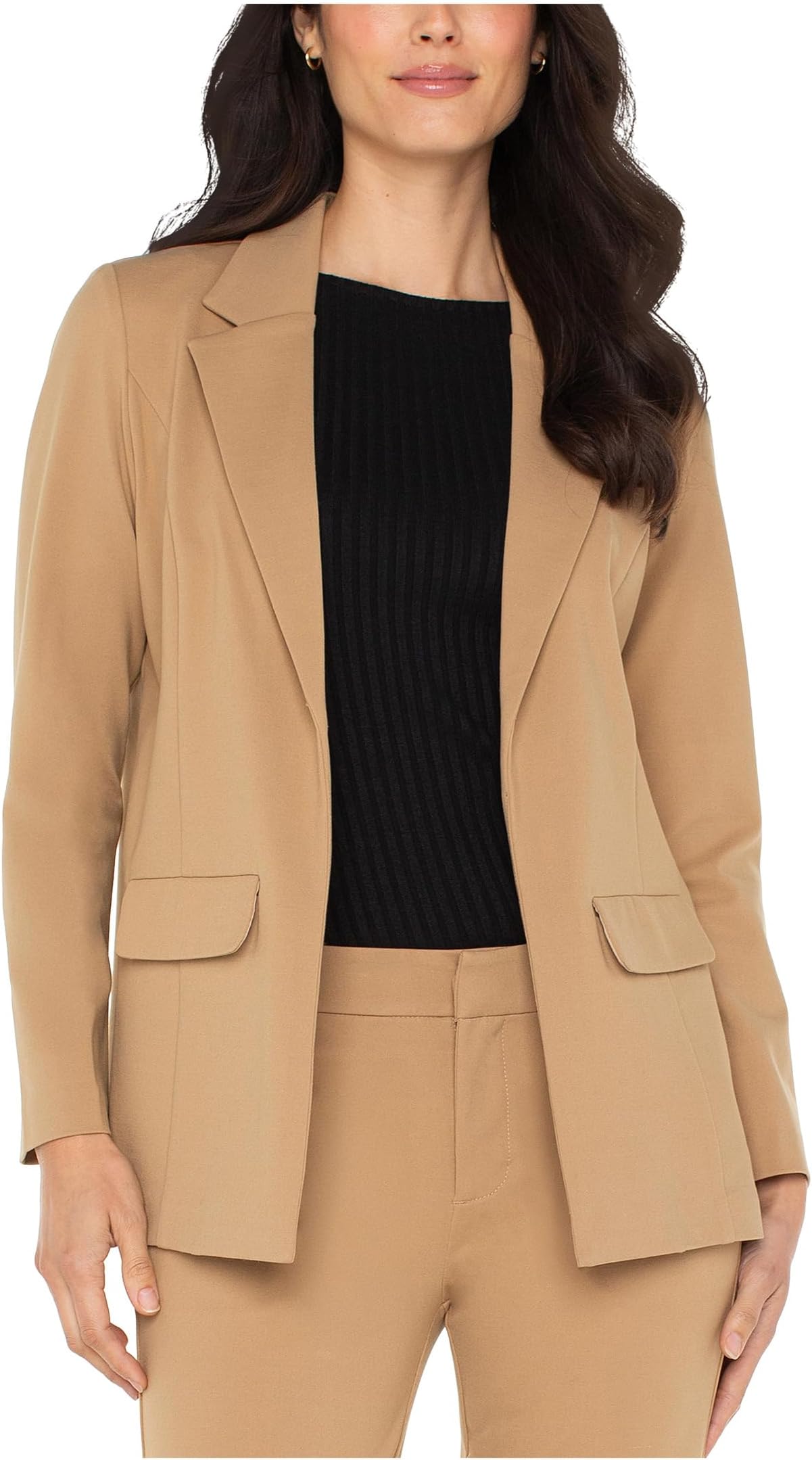 

Блейзер Liverpool Los Angeles Boyfriend Blazer with Princess Darts, цвет Desert Camel