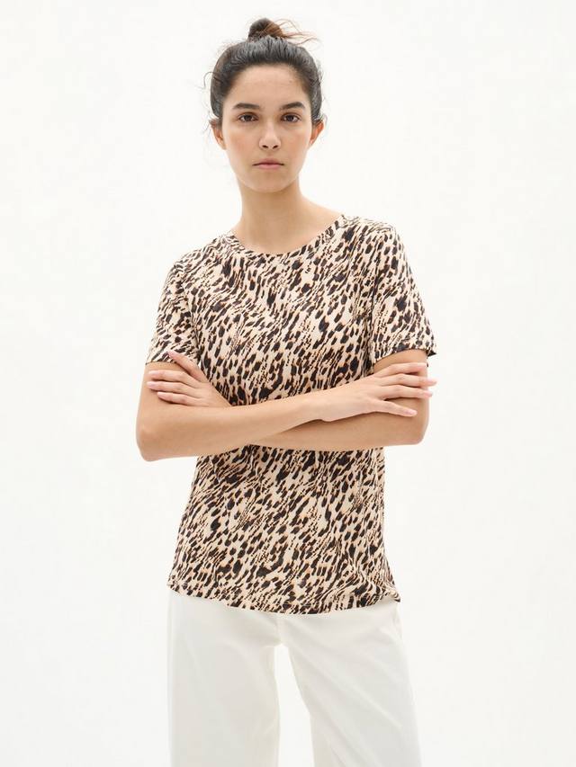 

Футболка Alma Animal Print из хлопковой смеси InWear, Multi