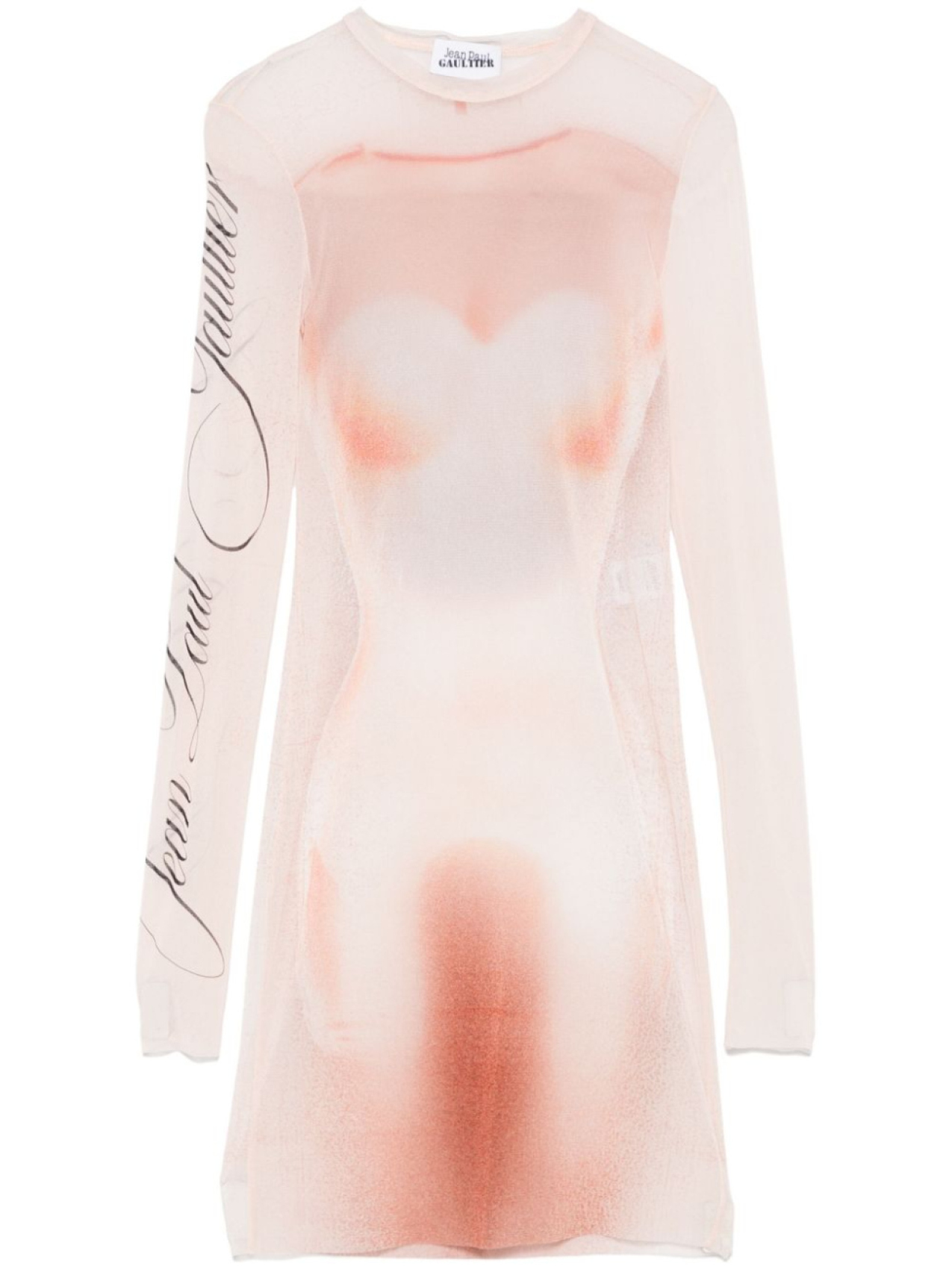 

Jean Paul Gaultier платье мини Le Classique, розовый