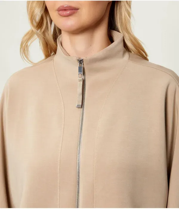 Куртка Эбейя cropped fit Boss, бежевый — фото 4