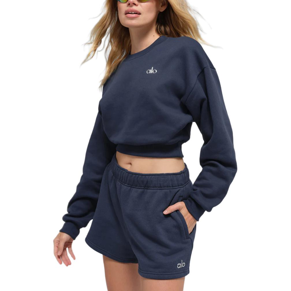 

Толстовка accolade женская Alo Yoga, синий/темно-синий