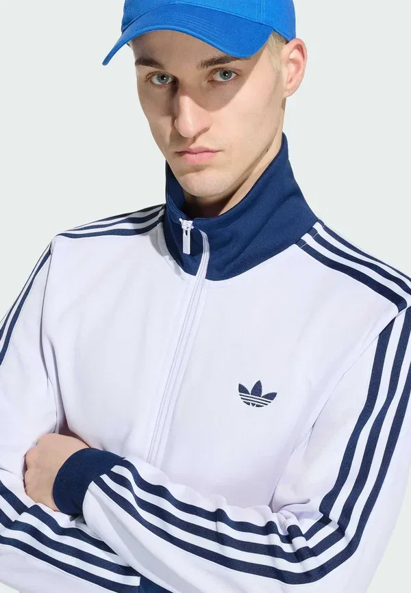 Толстовка на молнии Beckenbauer tt zip up sweatshirt Adidas Originals, замороженный фиолетовый — фото 3