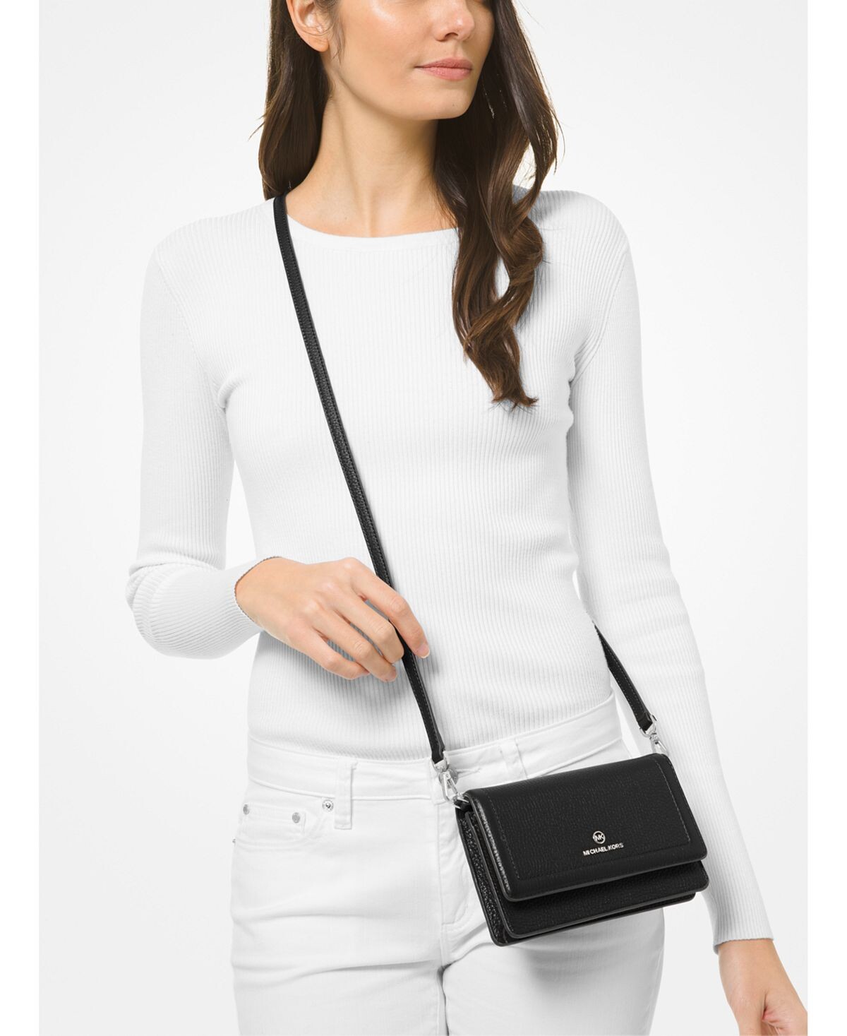 

Маленькая сумка через плечо Jet Set Charm для телефона Michael Kors