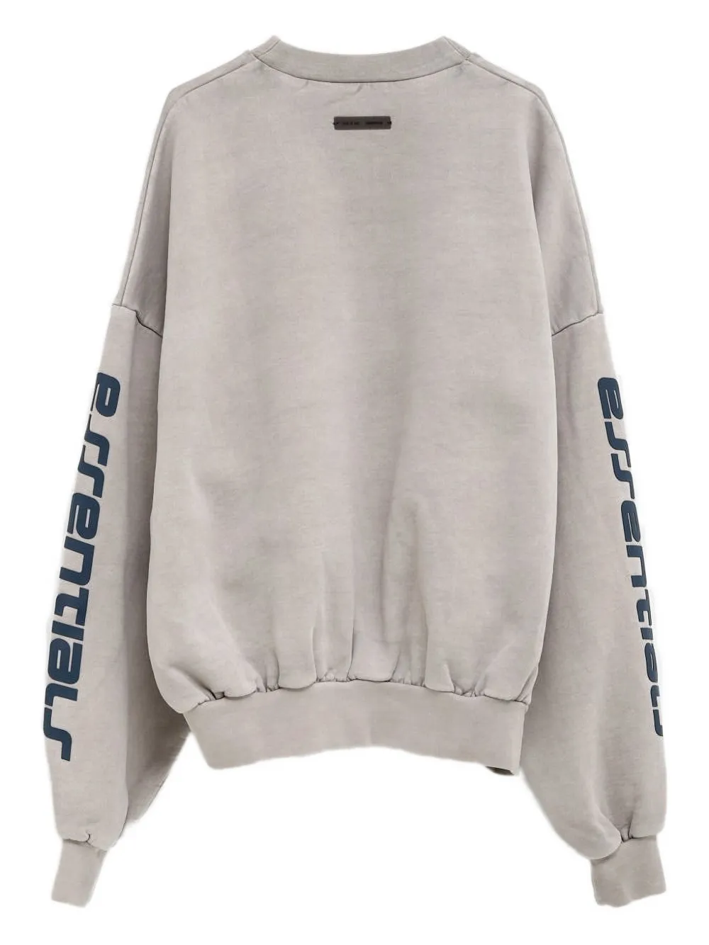 Свитшот с логотипом и длинными рукавами Fear Of God Essentials, серый — фото 2