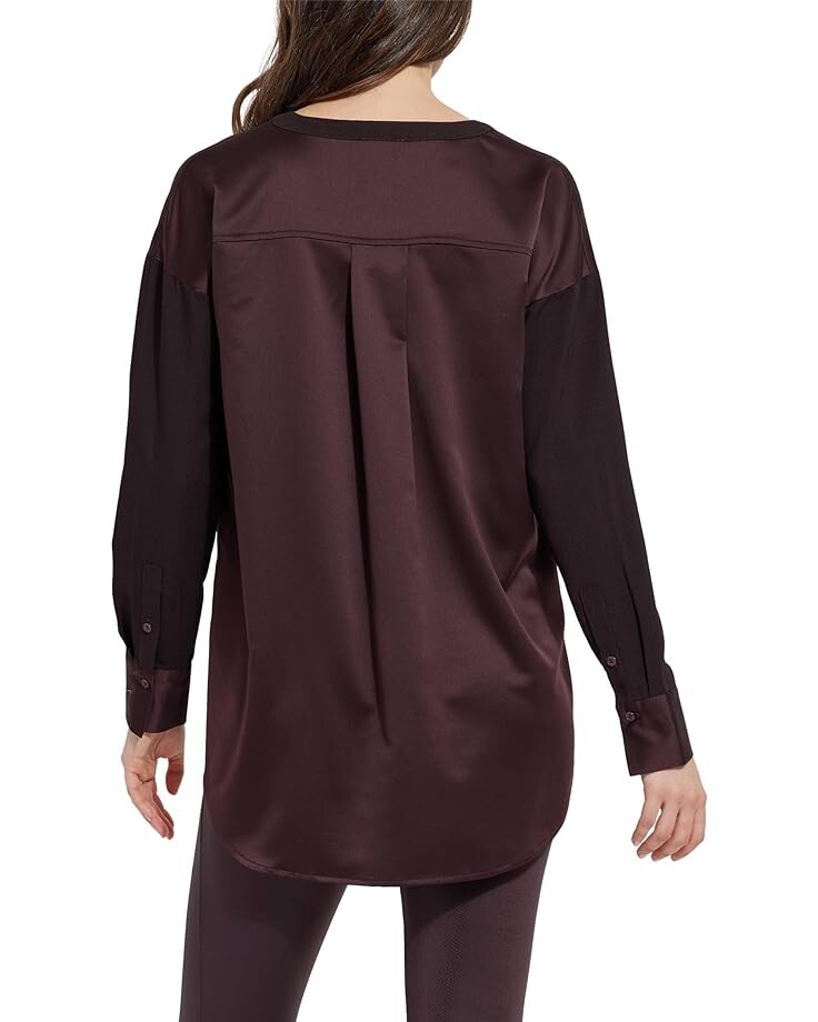 

Топ Lysse Token Satin Pullover Top, цвет Lava