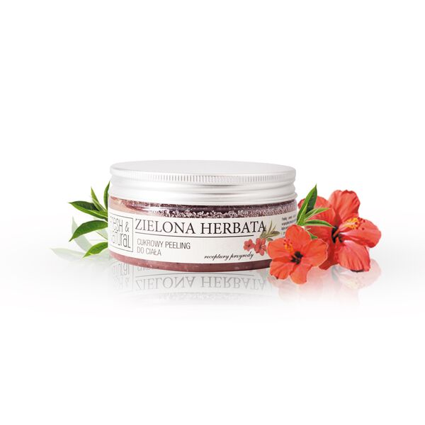 

Сахарный скраб для тела зеленый чай, 250 г Fresh & Natural