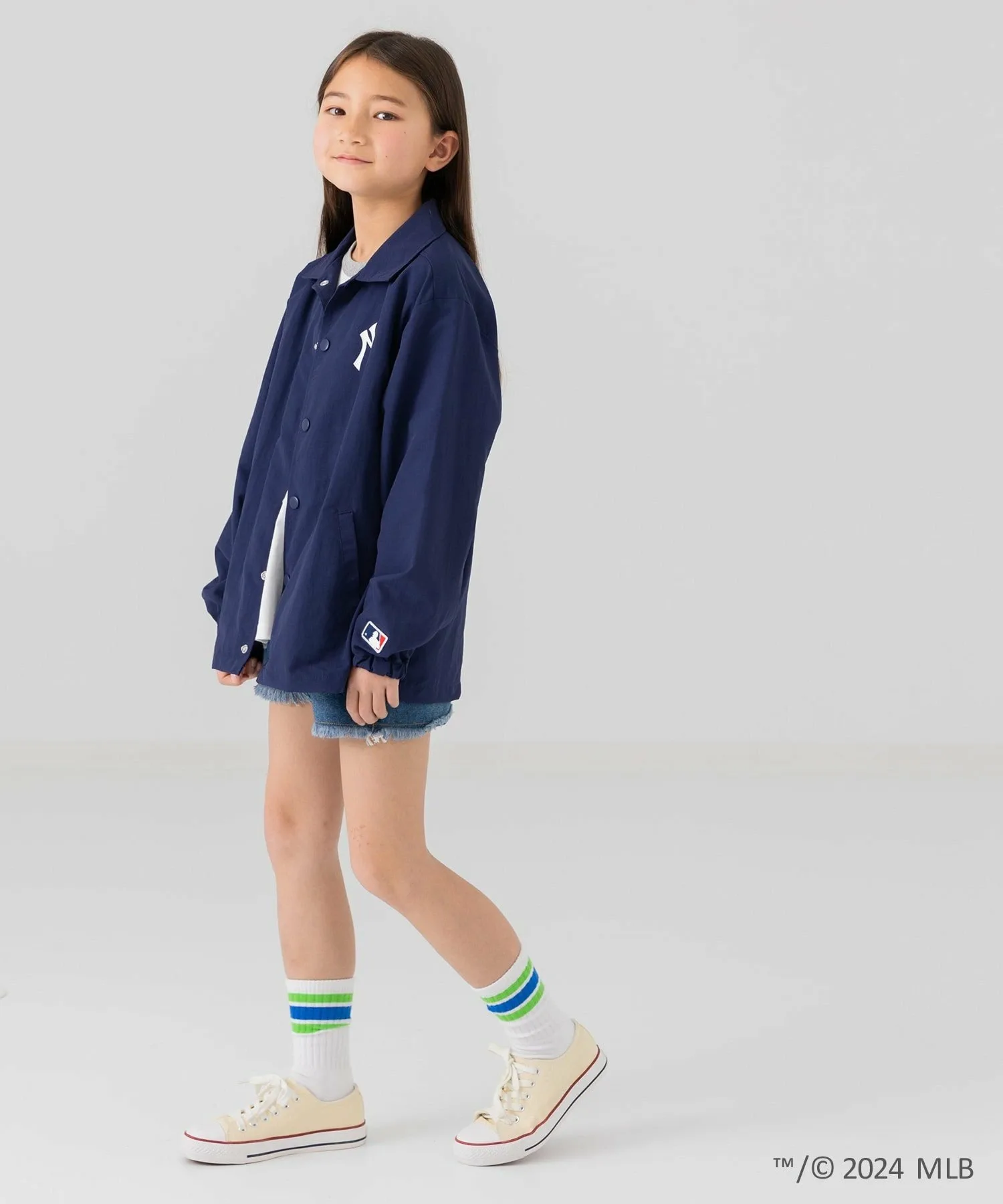 Куртка тренера MLB Chil2, Navy — фото 3