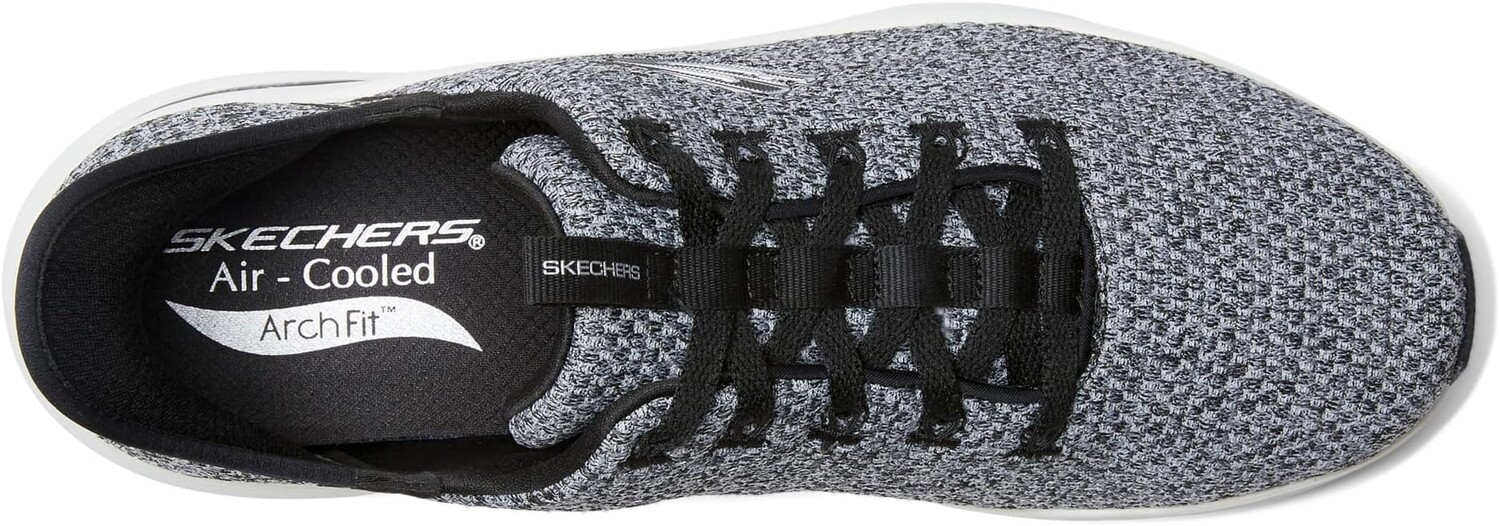 Кроссовки Arch Fit 2.0 Look Ahead Hands Free Slip-In SKECHERS, цвет White/Black — фото 2