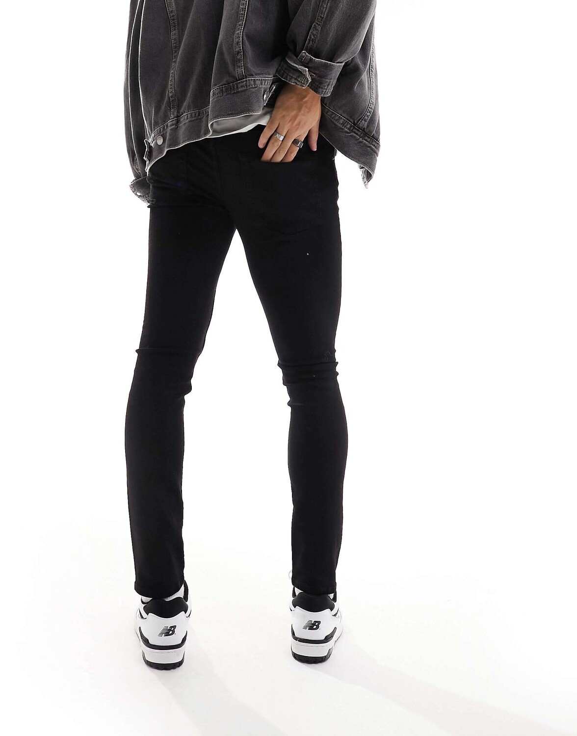 

Черные джинсы скинни Jack & Jones Essentials Liam