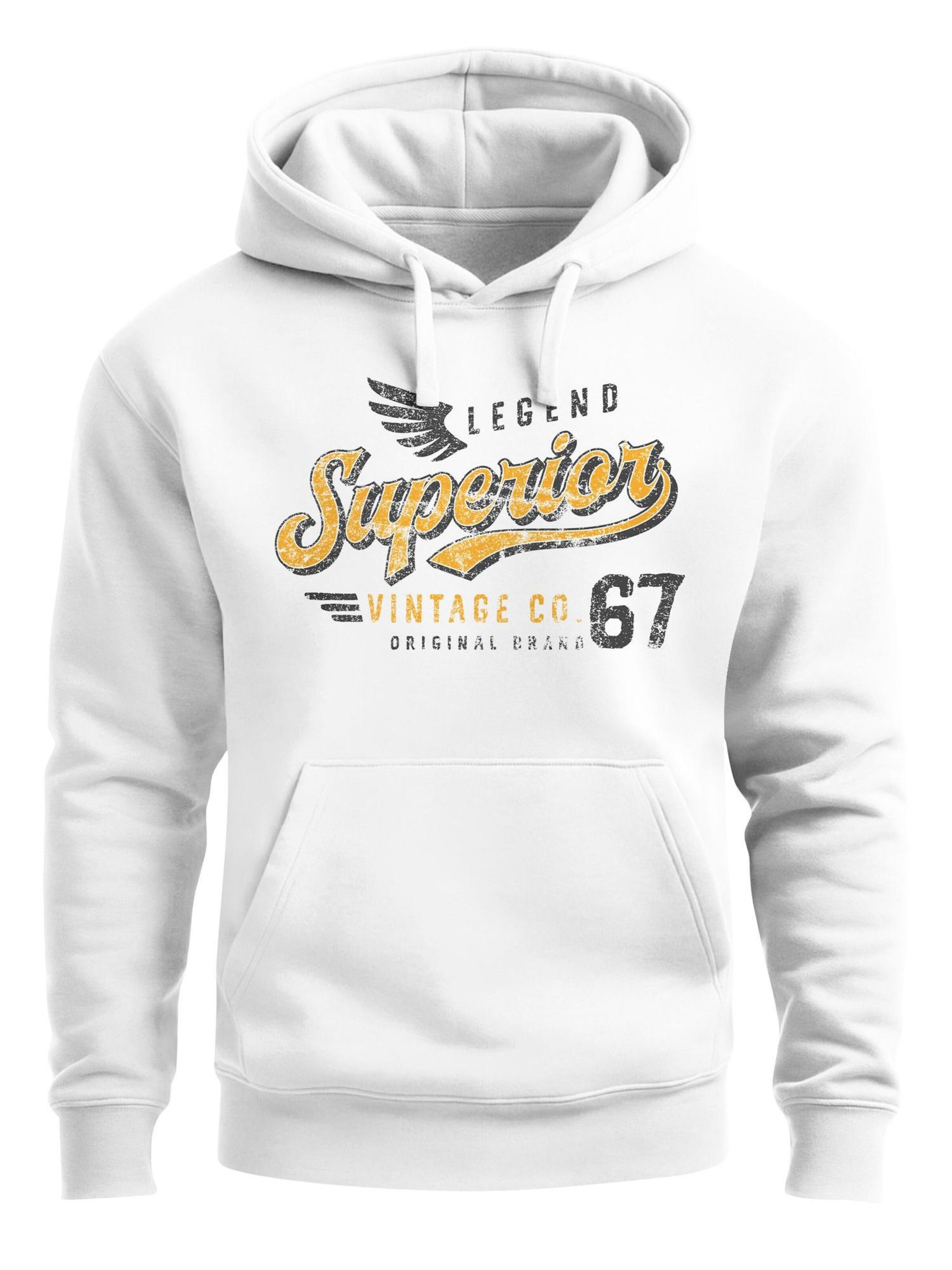 

Neverless Толстовка 'Superior Vintage' в белом цвете