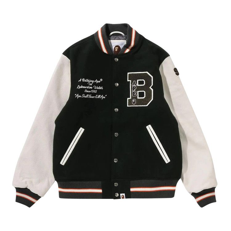 

Куртка BAPE Embroidery Varsity Jacket, Green