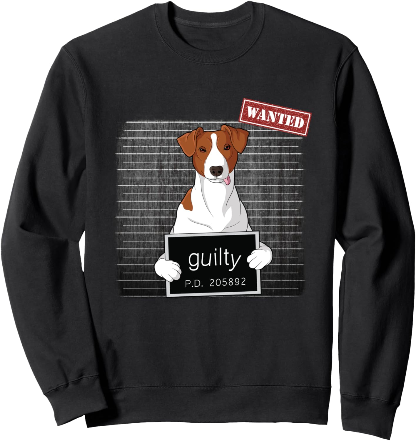 

Толстовка с изображением джек-рассел-терьера Magshot Guilty Dog, черная Bad Dog Mug Shot Jack Russell Terrier, Черный, Толстовка с изображением джек-рассел-терьера Magshot Guilty Dog, черная Bad Dog Mug Shot Jack Russell Terrier
